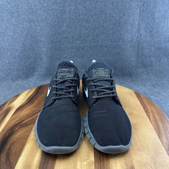 Nike Stefan Janoski Max Black Gray Anthracite Athletic Shoes 631303-009 Mens 9 - Picture 3 of 9
